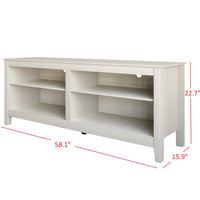 Kittery TV Stand with Storage Shelves and Caribou Lift-Top Coffee Table Set, Rustic Entertainment Center with Hidden Storage for Living Room