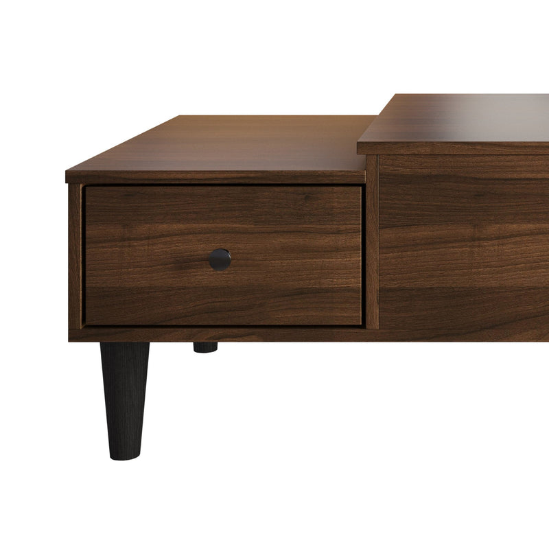 Home Design Caribou Lift-Top Coffee Table with Storage Drawer, Modern Living Room Furniture