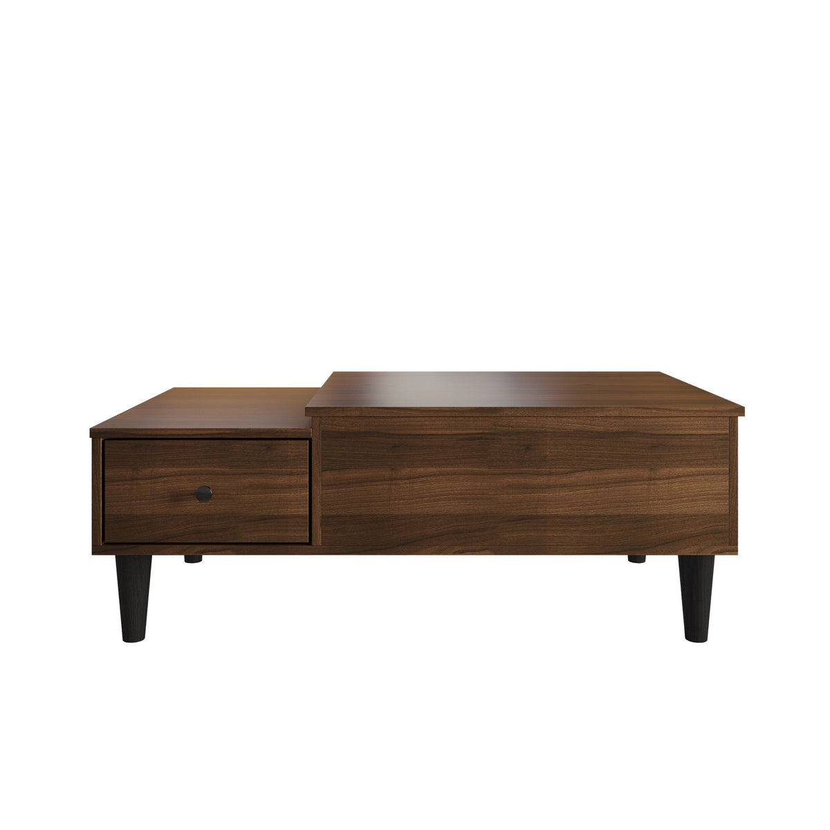 Home Design Caribou Lift-Top Coffee Table with Storage Drawer, Modern Living Room Furniture