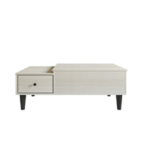 Home Design Caribou Lift-Top Coffee Table with Storage Drawer, Modern Living Room Furniture