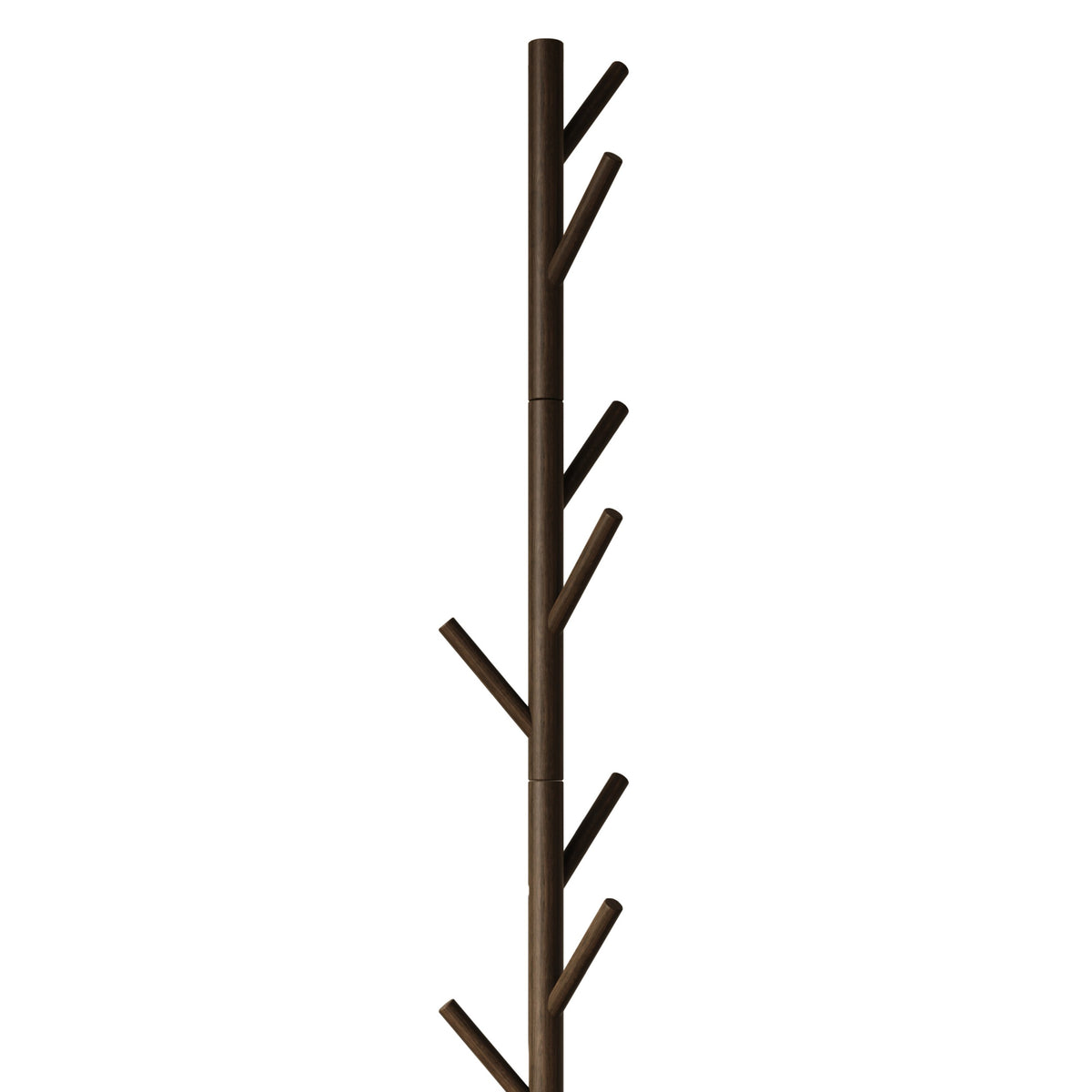 Home Design Houma Solid Wood Freestanding 8-Hook Coat Rack (Set of 2) –Modern Coat Tree Stand for Entryway, Hallway, Bedroom