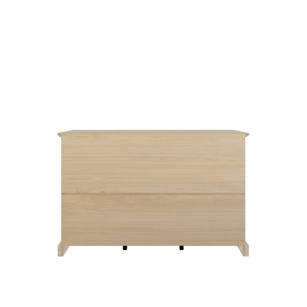 Decatur Farmhouse Storage Sideboard Cabinet with 3 Drawers, 3 Door Cabinets, Spacious Tabletop, and Wood Grain Finish