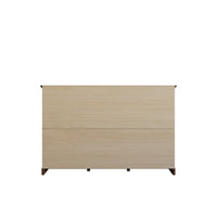 Chanute Sideboard with 2 Decorative Doors, Wine Storage Cubby, Open Shelves, Easy Assembly