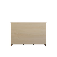 Chanute Sideboard with 2 Decorative Doors, Wine Storage Cubby, Open Shelves, Easy Assembly