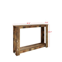 Dearborn 48" Console Table, Modern Indoor Entryway Sofa Table with Open Shelf for Living Room, Hallway & Foyer