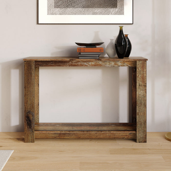 Dearborn 48" Console Table, Modern Indoor Entryway Sofa Table with Open Shelf for Living Room, Hallway & Foyer