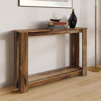 Dearborn 48" Console Table, Modern Indoor Entryway Sofa Table with Open Shelf for Living Room, Hallway & Foyer
