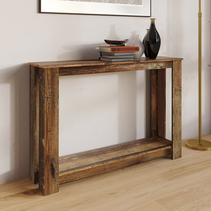 Dearborn 48" Console Table, Modern Indoor Entryway Sofa Table with Open Shelf for Living Room, Hallway & Foyer