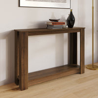Dearborn 48" Console Table, Modern Indoor Entryway Sofa Table with Open Shelf for Living Room, Hallway & Foyer