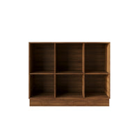 Xenia Multi-Functional Storage Bench with 3 Cubbies & Backrest