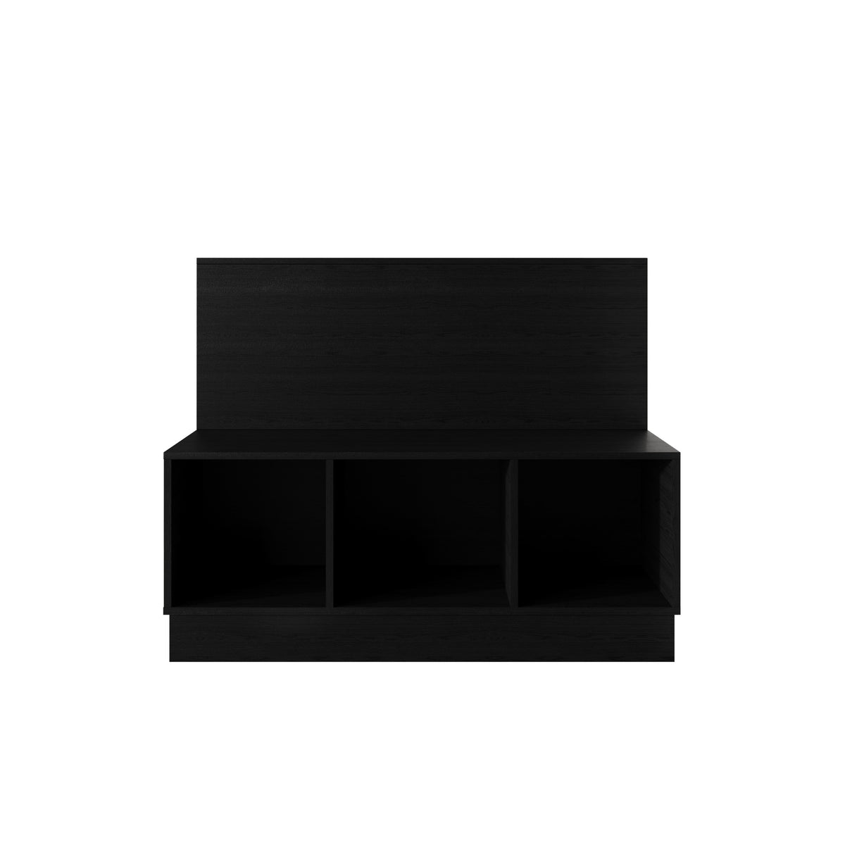 Xenia Multi-Functional Storage Bench with 3 Cubbies & Backrest