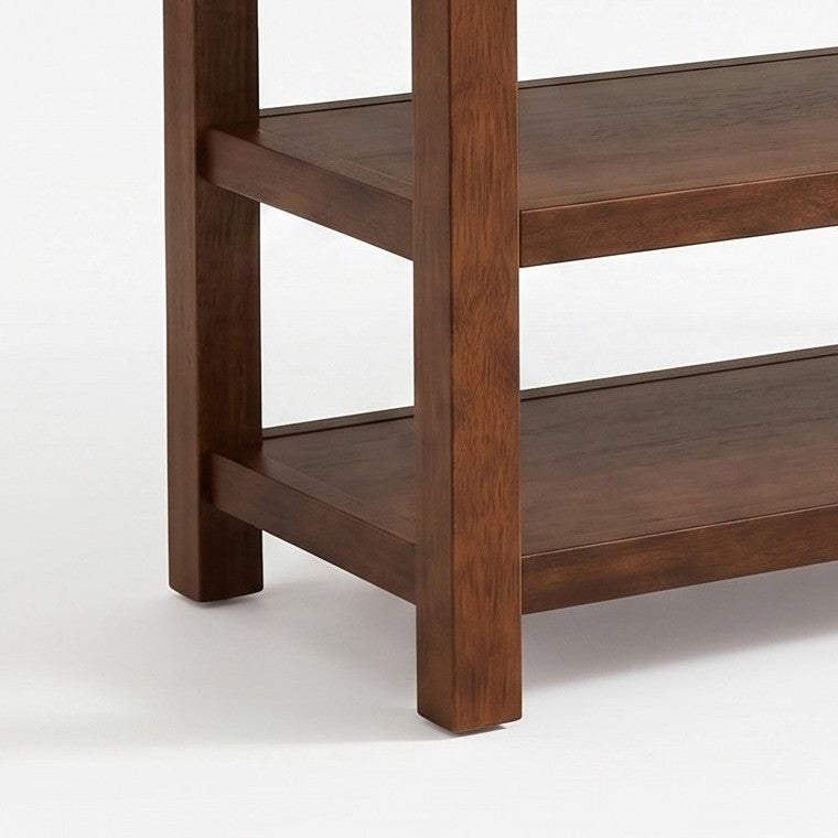 Oraibi 3-Tier Shoe Bench with Cushion Seat and Storage, Shoe Rack/Shoe Organizer For Entryway