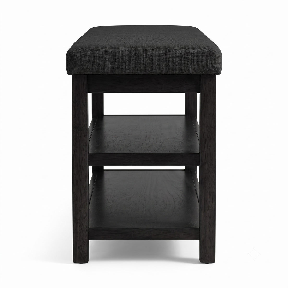 Oraibi 3-Tier Shoe Bench with Cushion Seat and Storage, Shoe Rack/Shoe Organizer For Entryway