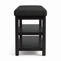 Oraibi 3-Tier Shoe Bench with Cushion Seat and Storage, Shoe Rack/Shoe Organizer For Entryway