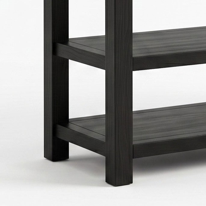 Oraibi 3-Tier Shoe Bench with Cushion Seat and Storage, Shoe Rack/Shoe Organizer For Entryway