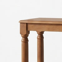 Giuseppe 47-Inch Wooden Console Table with Lower Display Shelf, Turned Legs, Classic Traditional Design, and Durable Construction