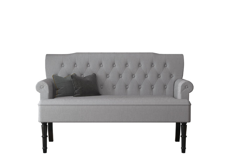 Home Design Carlotta Rolled Arm Settee