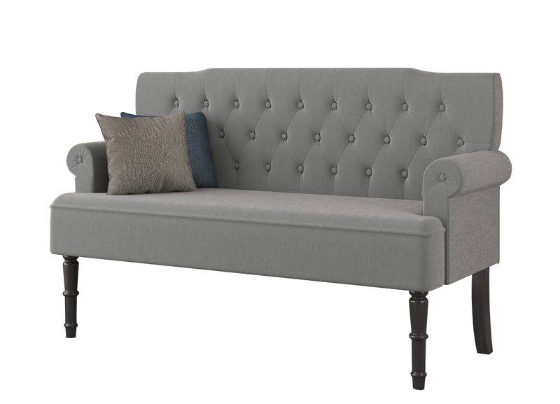 Home Design Carlotta Rolled Arm Settee