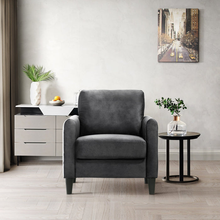 Home Design Airell Velvet Armchair