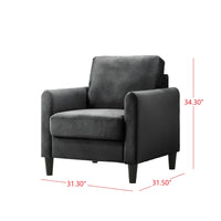 Home Design Airell Velvet Armchair