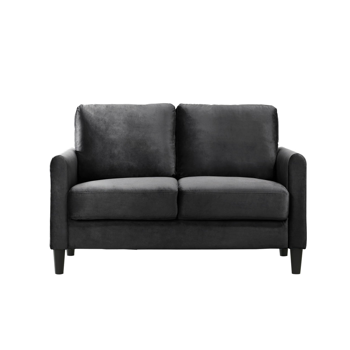 Home Design Airell Velvet Arm Loveseat