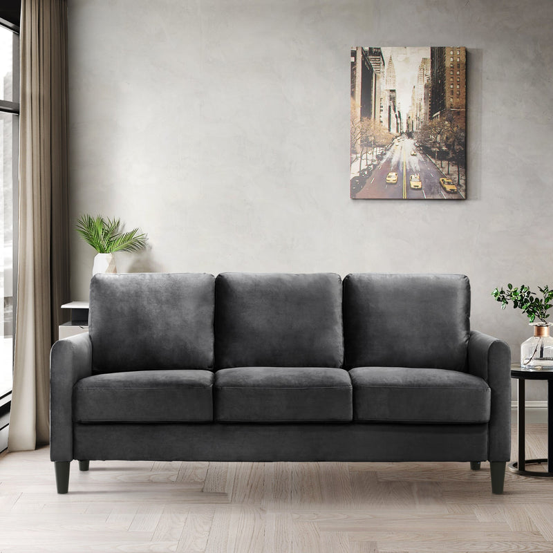 Home Design Airell Velvet Arm Sofa