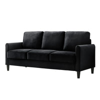 Home Design Airell Velvet Arm Sofa