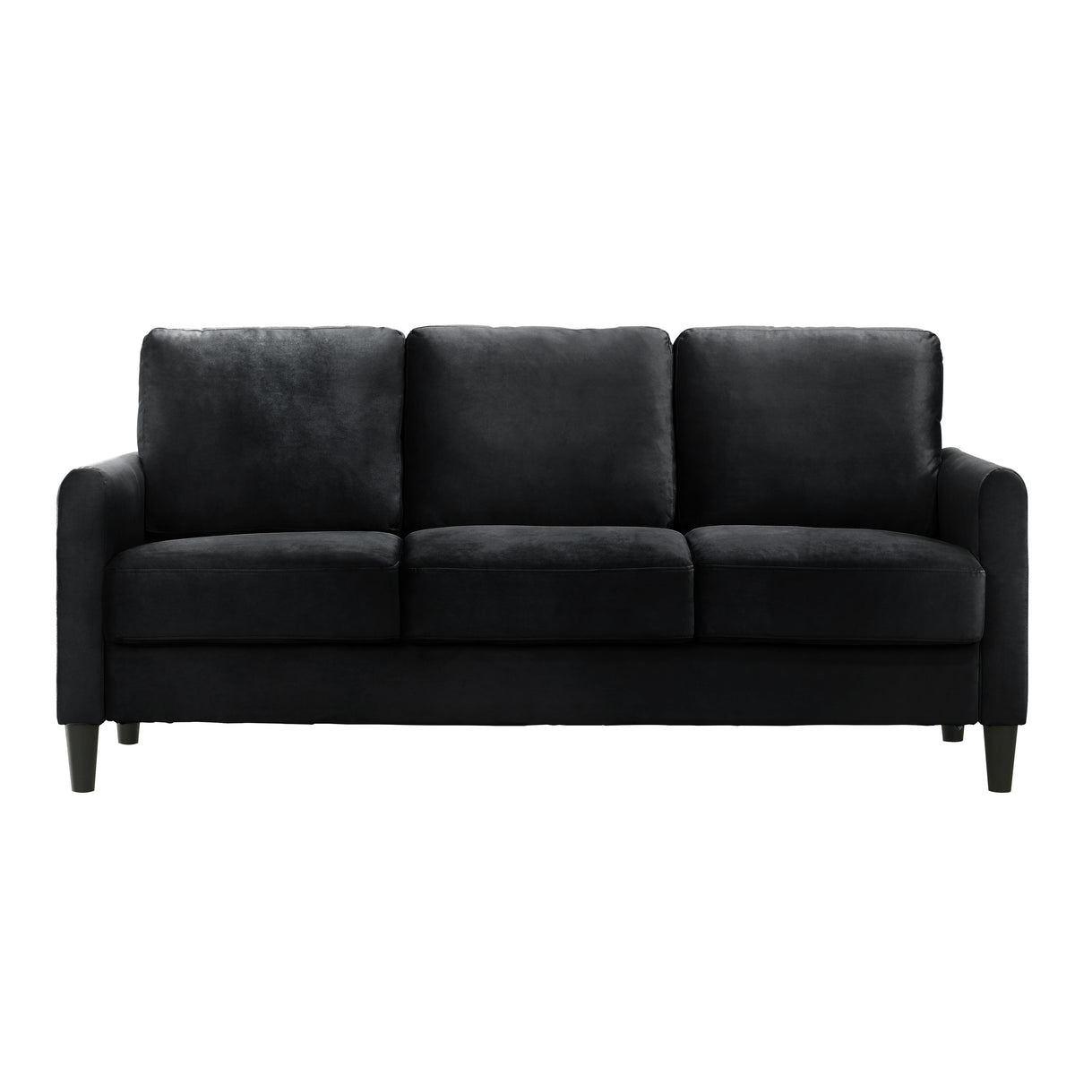 Home Design Airell 2-Piece Living Room Set with Loveseat and Sofa, Soft Velvet Fabric, Modern Upholstered Design