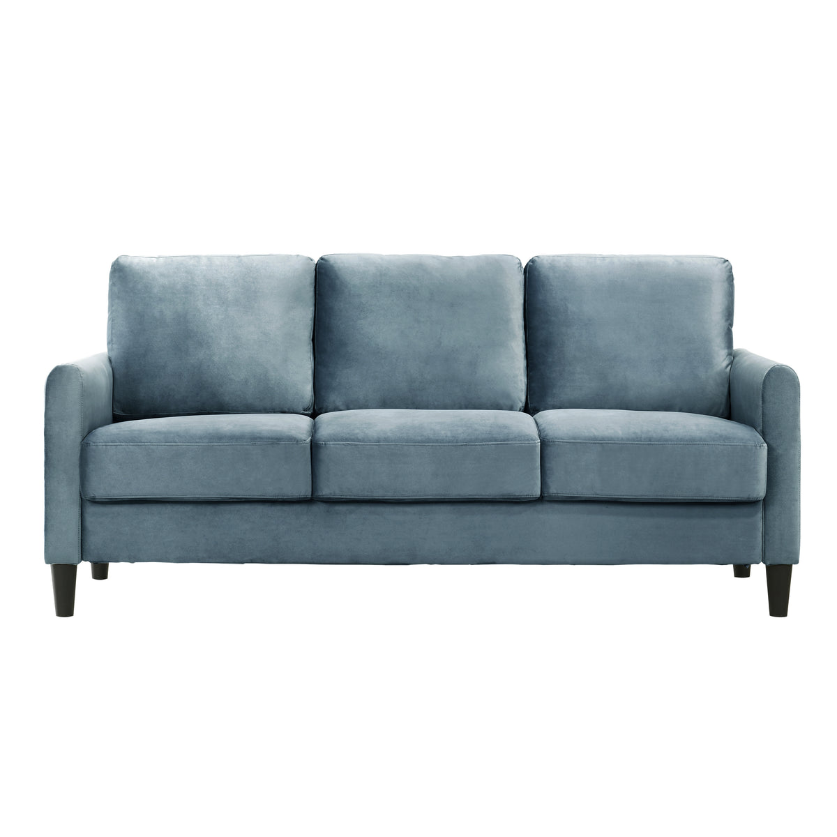 Home Design Airell 2-Piece Living Room Set with Loveseat and Sofa, Soft Velvet Fabric, Modern Upholstered Design