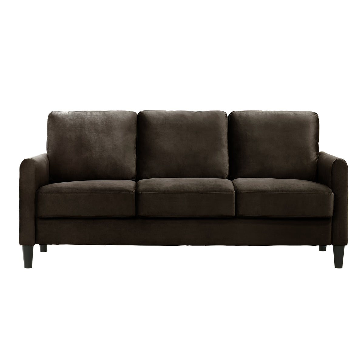 Home Design Airell 2-Piece Living Room Set with Loveseat and Sofa, Soft Velvet Fabric, Modern Upholstered Design