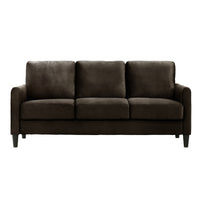 Home Design Airell 2-Piece Living Room Set with Loveseat and Sofa, Soft Velvet Fabric, Modern Upholstered Design