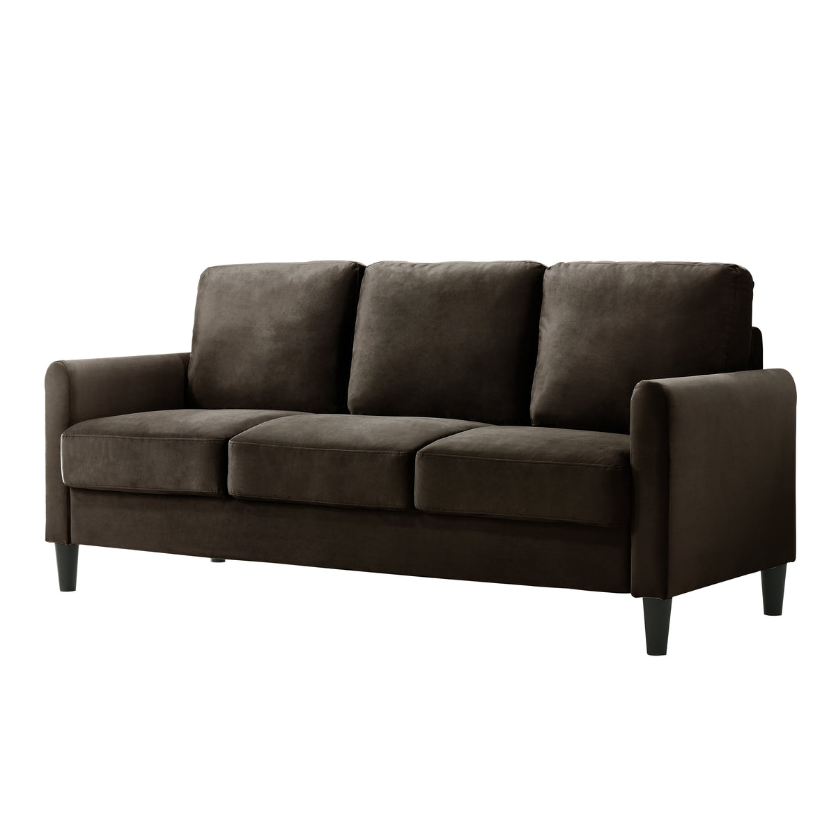 Home Design Airell 2-Piece Living Room Set with Loveseat and Sofa, Soft Velvet Fabric, Modern Upholstered Design
