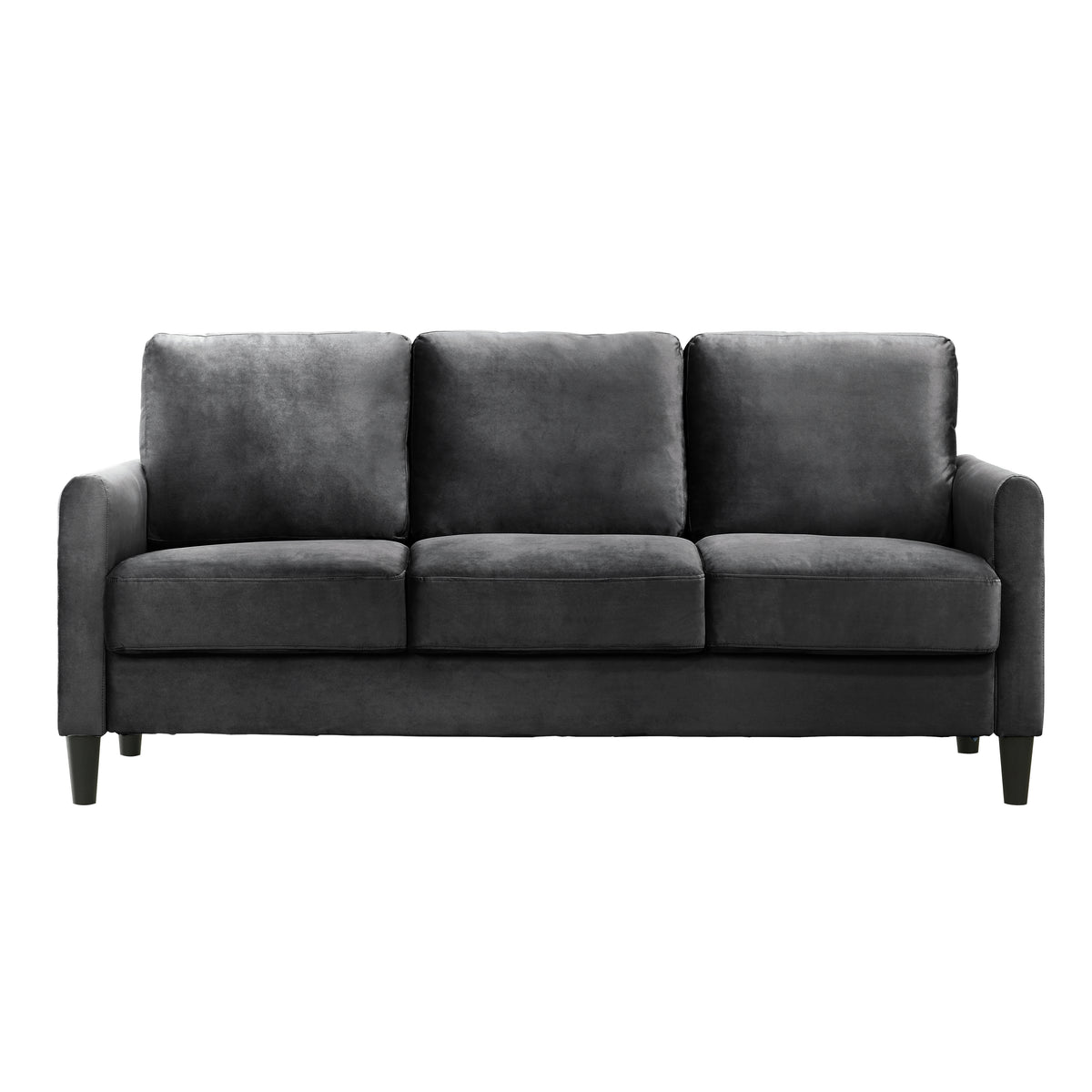 Home Design Airell 2-Piece Living Room Set with Loveseat and Sofa, Soft Velvet Fabric, Modern Upholstered Design