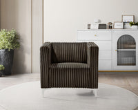 Home Design Gavin Velvet Square Arm Chair