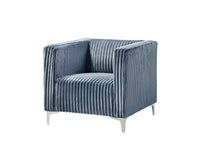 Home Design Gavin Velvet Square Arm Chair