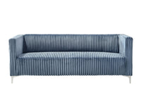 Home Design Gavin Velvet Square Arm Sofa