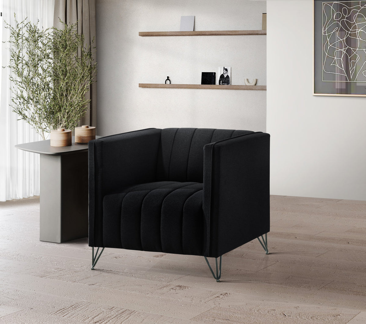 Home Design Kurtis Square Arm Chair