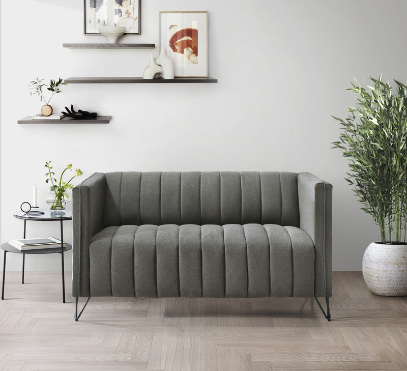 Home Design Kurtis Square Arm Loveseat