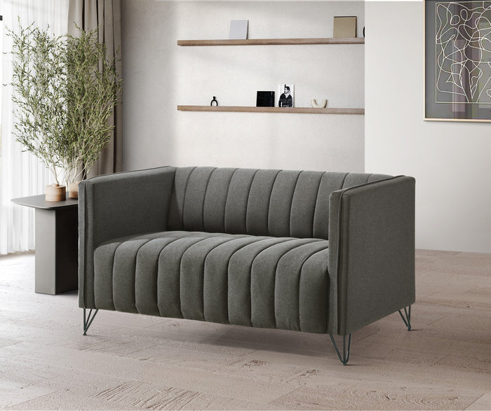 Home Design Kurtis Square Arm Loveseat