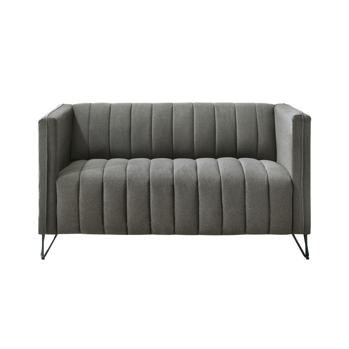 Home Design Kurtis Square Arm Loveseat