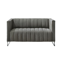Home Design Kurtis Square Arm Loveseat