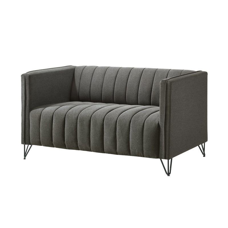 Home Design Kurtis Square Arm Loveseat