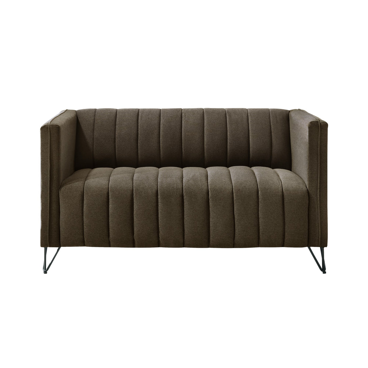 Home Design Kurtis Square Arm Loveseat