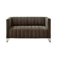 Home Design Kurtis Square Arm Loveseat