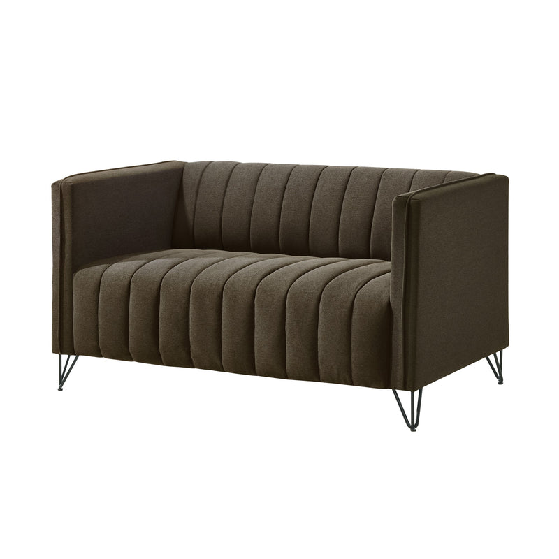 Home Design Kurtis Square Arm Loveseat
