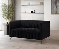 Home Design Kurtis Square Arm Loveseat