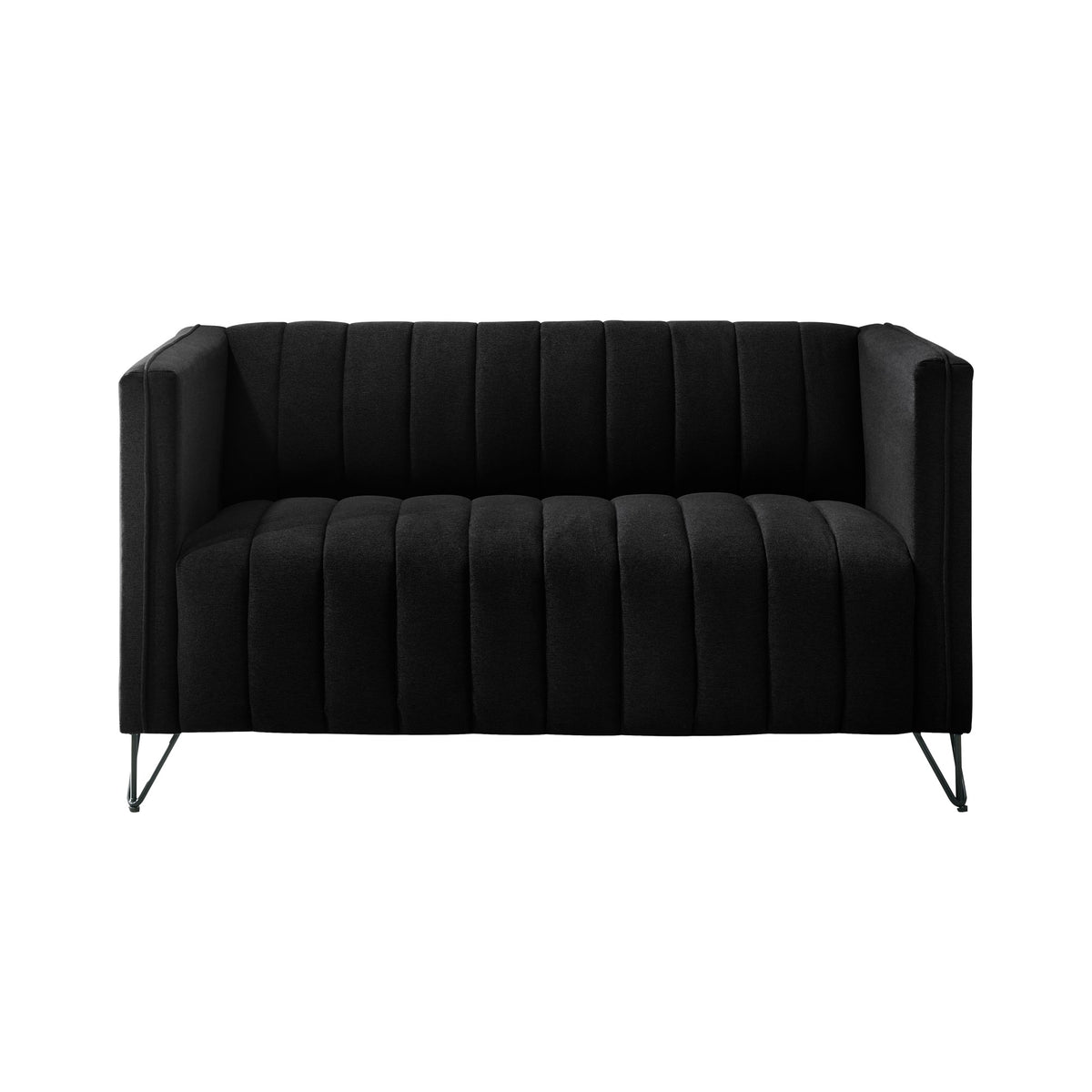 Home Design Kurtis Square Arm Loveseat