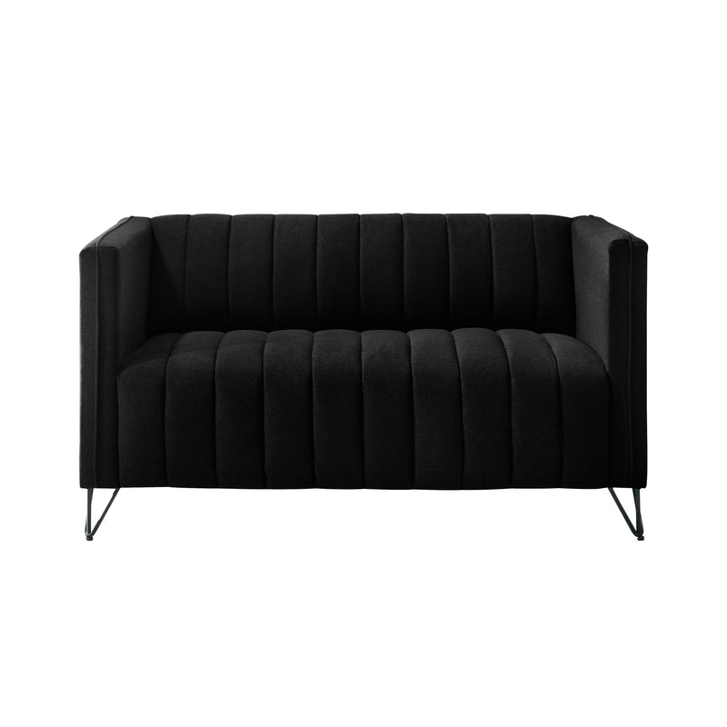 Home Design Kurtis Square Arm Loveseat