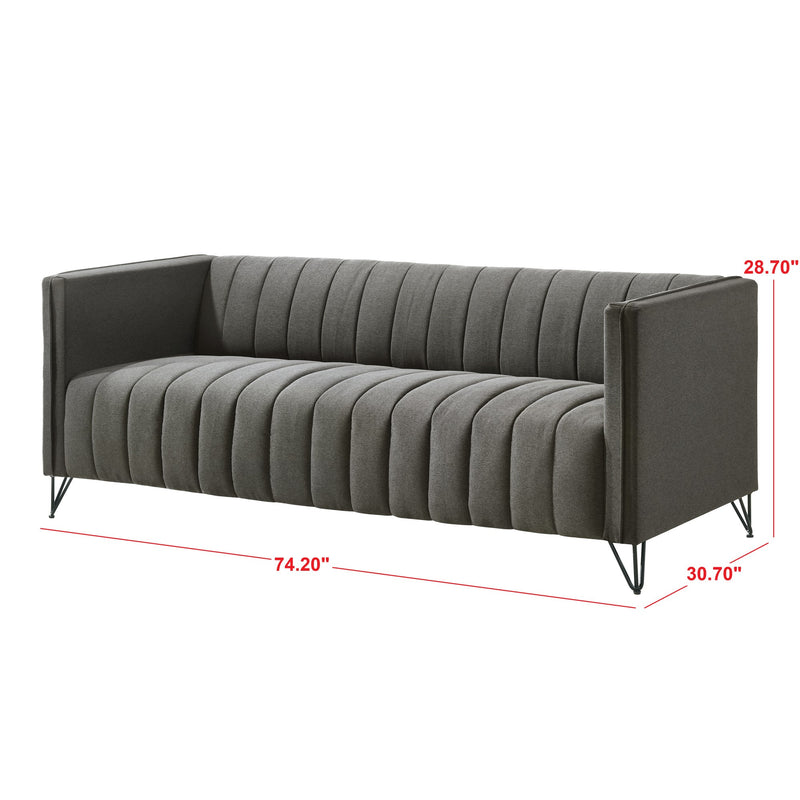 Home Design Kurtis Square Arm Sofa