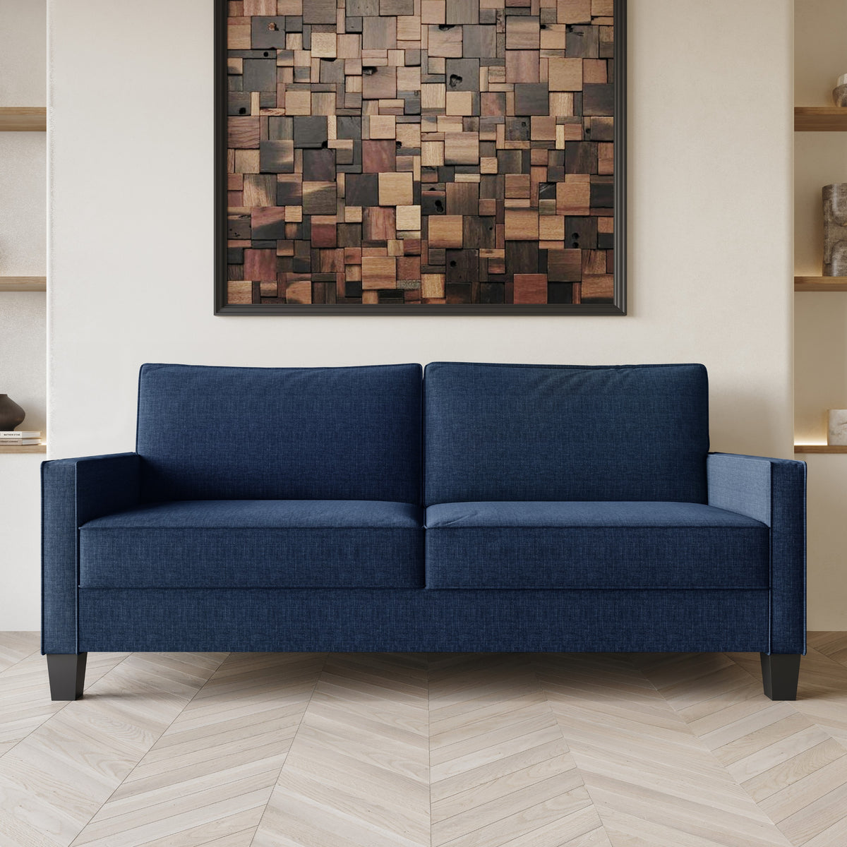Home Design Marcia Square Arm Sofa